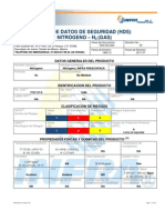 Hoja de Seguridad Nitrogeno