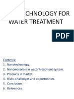 Nanotechnology Water Treatment