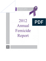 Minnesota Coalition For Battered Women: 2012 Femicide Report