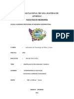 Identificacion de Fibras Naturales Sinteticas y Regeneradas