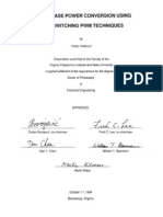 (PHD 1994) Three-Phase Power Conversion Using Sowt-Switching PWM Technique