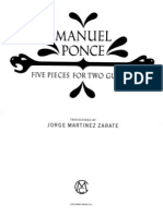 40644262 Manuel Ponce 5 Pieces for 2 Guitars