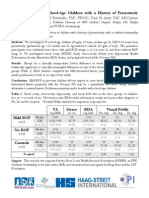 Visual Function in School-Age Children With A History of Prematurity