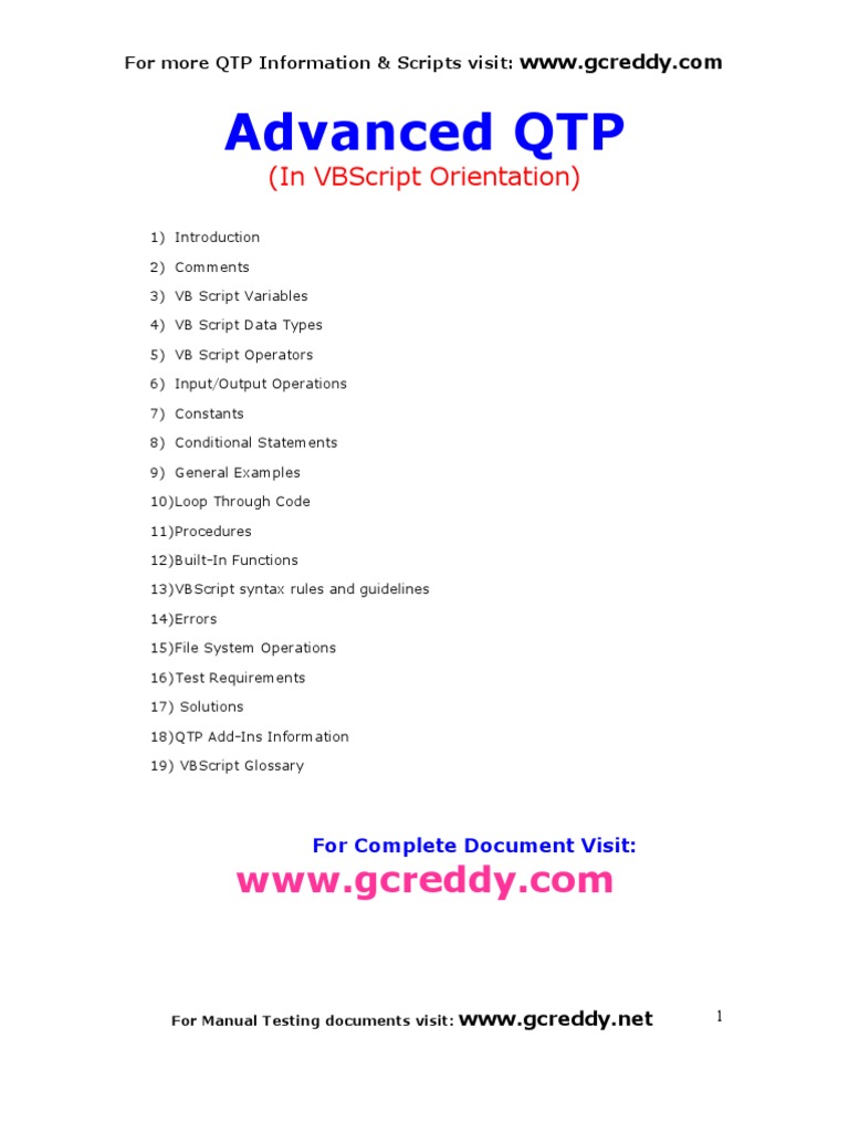 VB Scripting | PDF | Array Data Type | Areas Of Computer Science