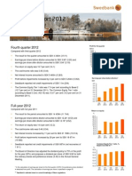 Swedbank's Year-End Report 2012