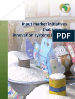 Input Market Initiatives For Web