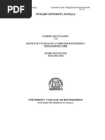 Download MTech Syllabus  UCOEPunjabi University  Patiala by gurusodhii SN122911127 doc pdf