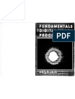Fundamentals of Digital Image Processing Anil K Jain