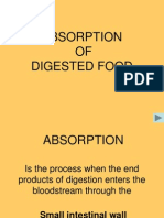 Absorption OF Digested Food