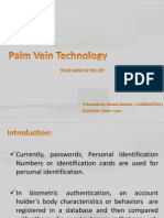 Seminar PPT On Palm Vein Technology