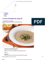 Cream of Mushroom Soup (2) : Home About Media Ingredients Seasonings Kitchen Tools Links Contact