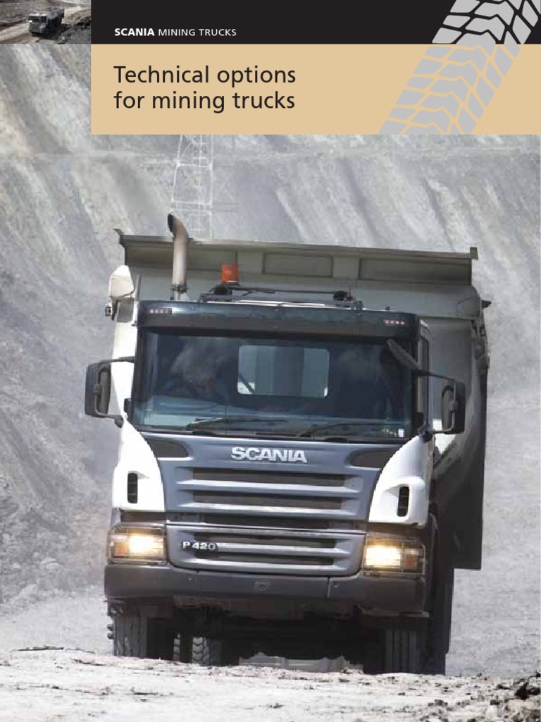 Technical Options For Mining Trucks | PDF | Transmission (Mechanics) | Axle