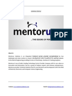 Mentorus Solutions: Company Profile