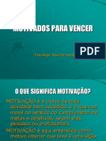 Palestra MOTIVAÇÃO