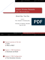 CS169: Mobile Wireless Networks: Lab1: NS3 Introduction