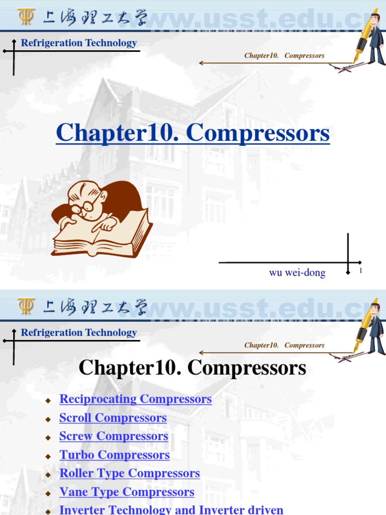 Types of Refrigeration Compressors | PDF