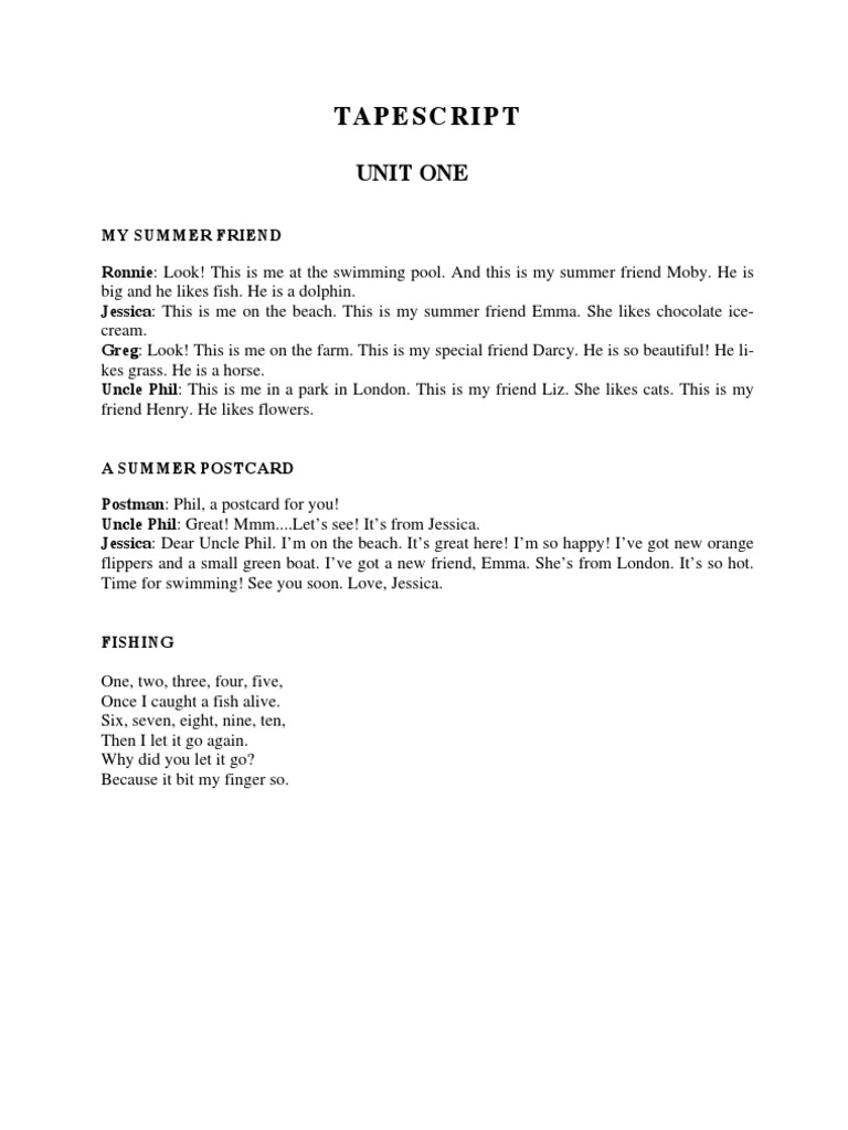 BB 2 Tapescript | PDF