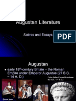 Augustan Literature. Satires and Essays