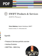 SWIFT Products & Services: SOFE Plenary