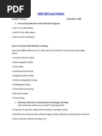 Download ASNT NDT LEVEL III BASIC REQUIREMENTS by Santosh Kumar SN122943170 doc pdf