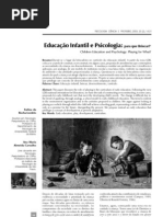 Educação Infantil e Psicologia - para que Brincar