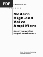Modern High End Valve Amplifiers by Menno Van Der Veen