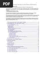 Swiss Ephemeris Programming