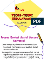 TEORI EVOLUSI Kebudayaan