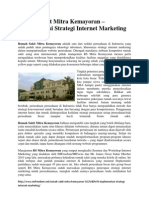 Rumah Sakit Mitra Kemayoran - Implementasi Strategi Internet Marketing