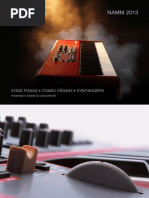 Download Nord Keyboards brochure Winter NAMM 2013 by Sound Technology Ltd SN122949310 doc pdf