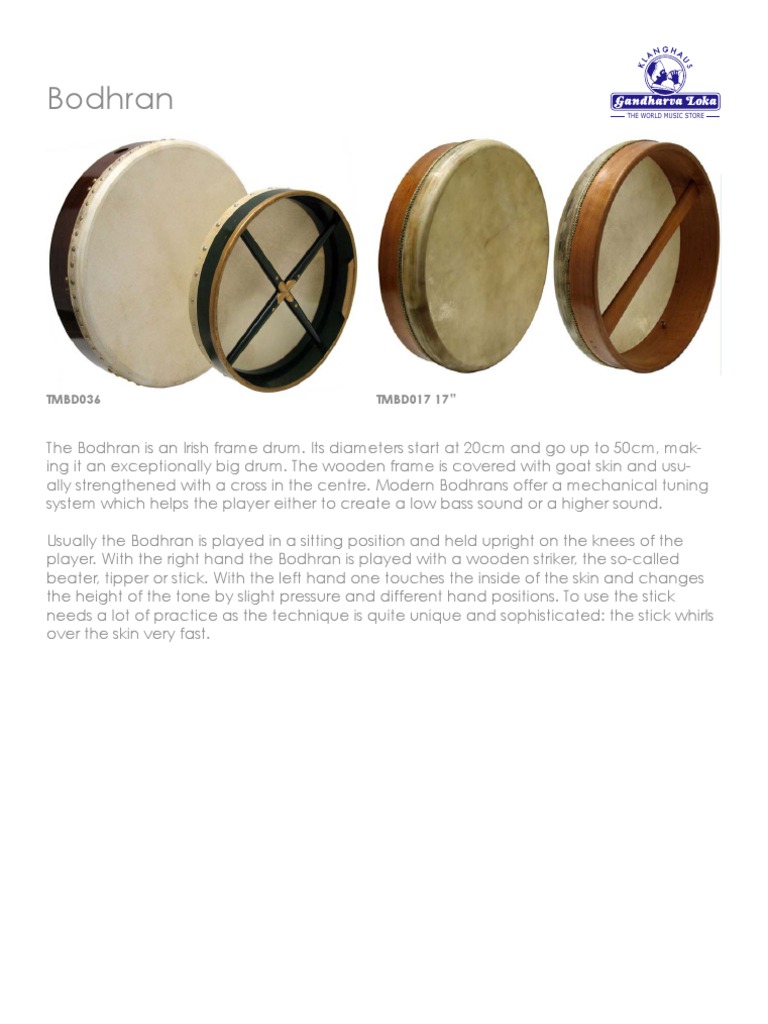 Bodhran Types | PDF