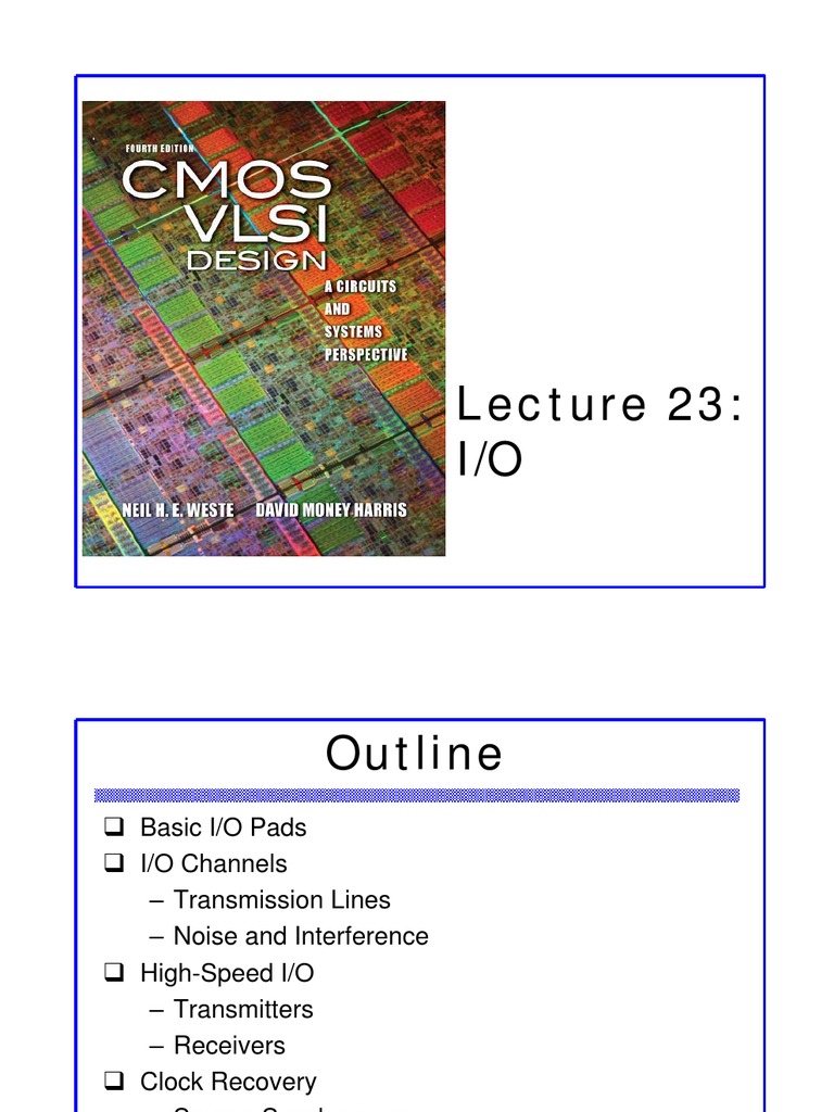 Io in Vlsi PDF Cmos Electrostatic Discharge