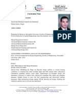 CV Sample For A Data-Entry Vacancy