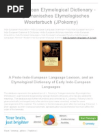 Indo-European Etymological Dictionary - Indogermanisches ...