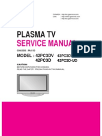 LG 42PC3DV Service Manual