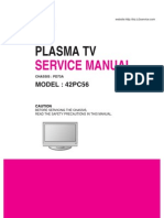 LG 42PC56 service manual