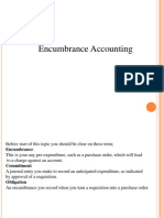 Oracle Encumbrance Accounting