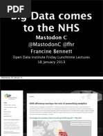Download Friday lunchtime lecture - Big Data Comes to the NHS by Open Data Institute SN122981341 doc pdf