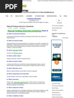 Download Manual Testing Interview Questions  3 by Tejkumar Guddigere Kempaiah SN122984752 doc pdf