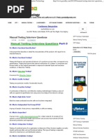Manual Testing Interview Questions 3