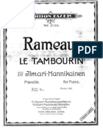 IMSLP12145-Hannikainen - Variation of Rameau S Le Tambourin PDF