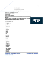 Soal CPNS Bakat Skolastik 1