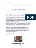 Bibliografia Sugerida Por La Comisión de Informe Sobre El Lienzo de Turín