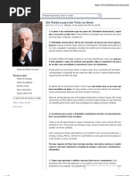 Um roteiro para ser feliz no amor