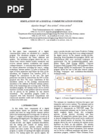 Download Simulation of a Digital Communication System by Echelon SN12299898 doc pdf