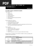 Body Fluids Analysis and Examination | PDF | Cerebrospinal Fluid ...