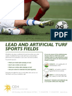 Lead and Artificial Turf Sports Fields