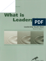 Bolden - What Is Leadership PDF