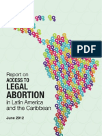 Report On Access To Legal Abortion in Latin América and The Caribbean