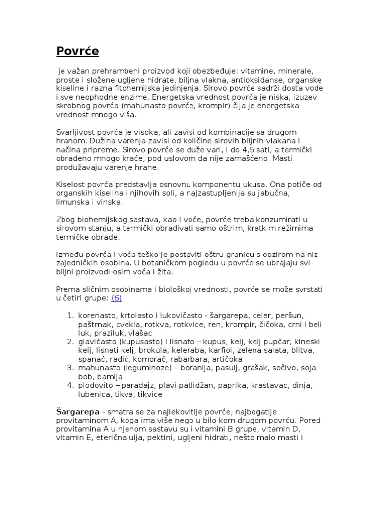 Povrce | PDF